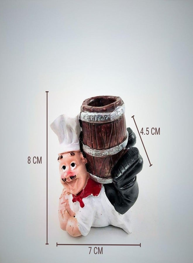 Go Hooked Small 8CM Resin Toothpick Holder Toothpick Dispenser for Home Dcor & Gifting (CHFVM72-C) - Image 2